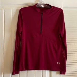 Under Armour Empire Waist 3/4 Zip Shirt